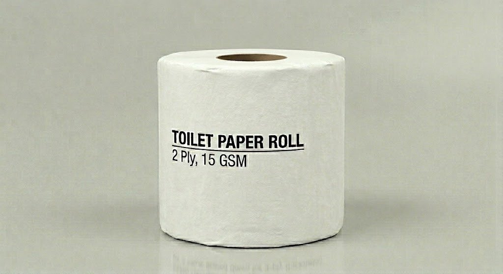 TOILET PAPER 2 PLY 15 GSM INDIVIDUAL PLASTIC WRAP